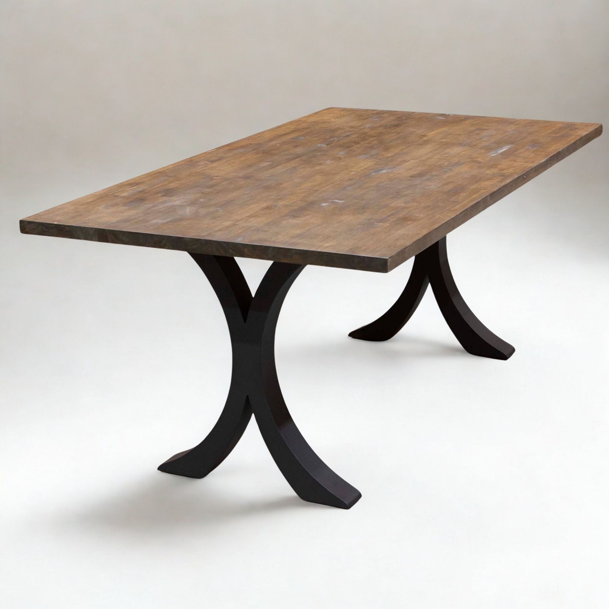 ST3013F - Flowy X-Shaped W23" Desk Table Legs, 1 Pair