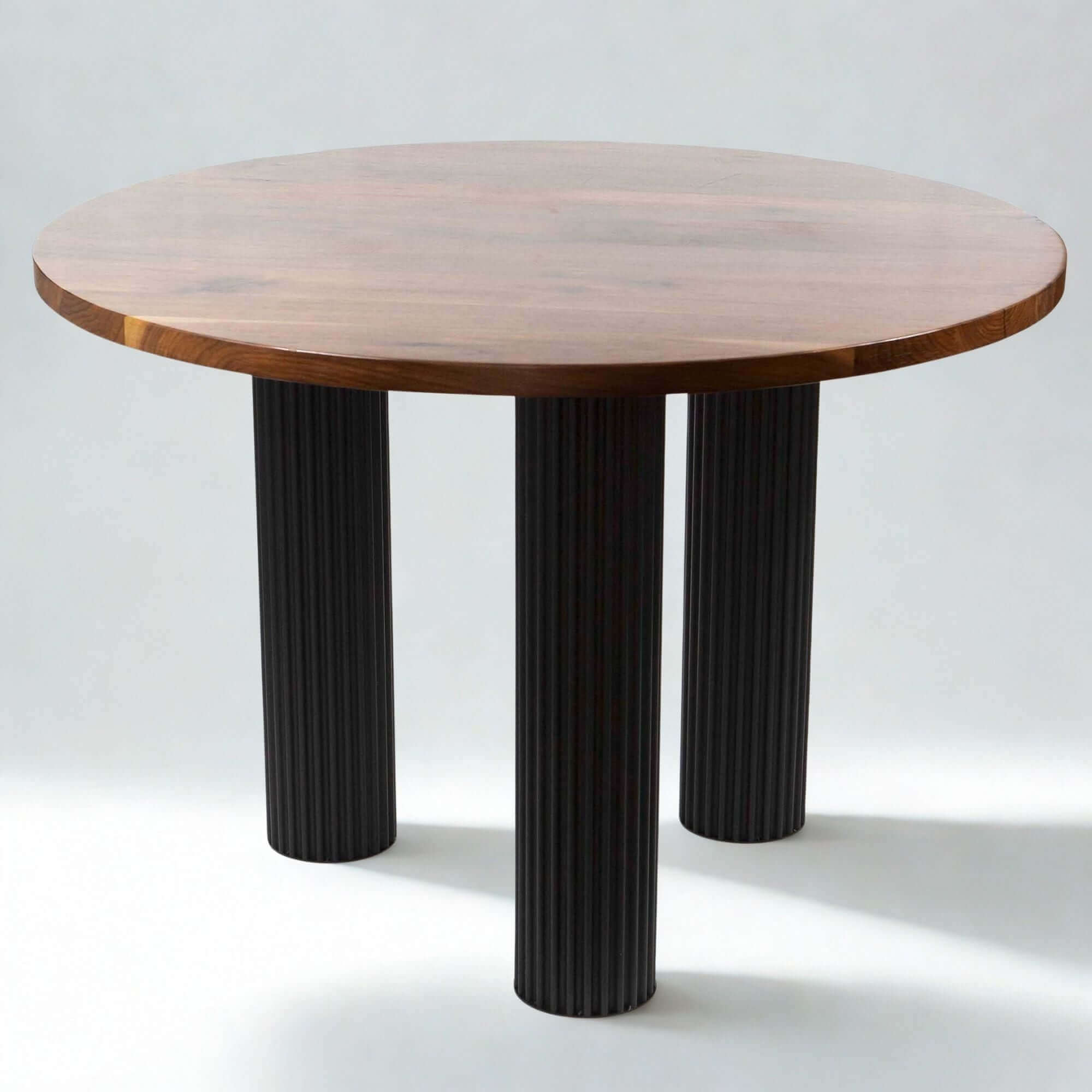 LK412 - Fluted Desk or Dining Table Legs, One Piece