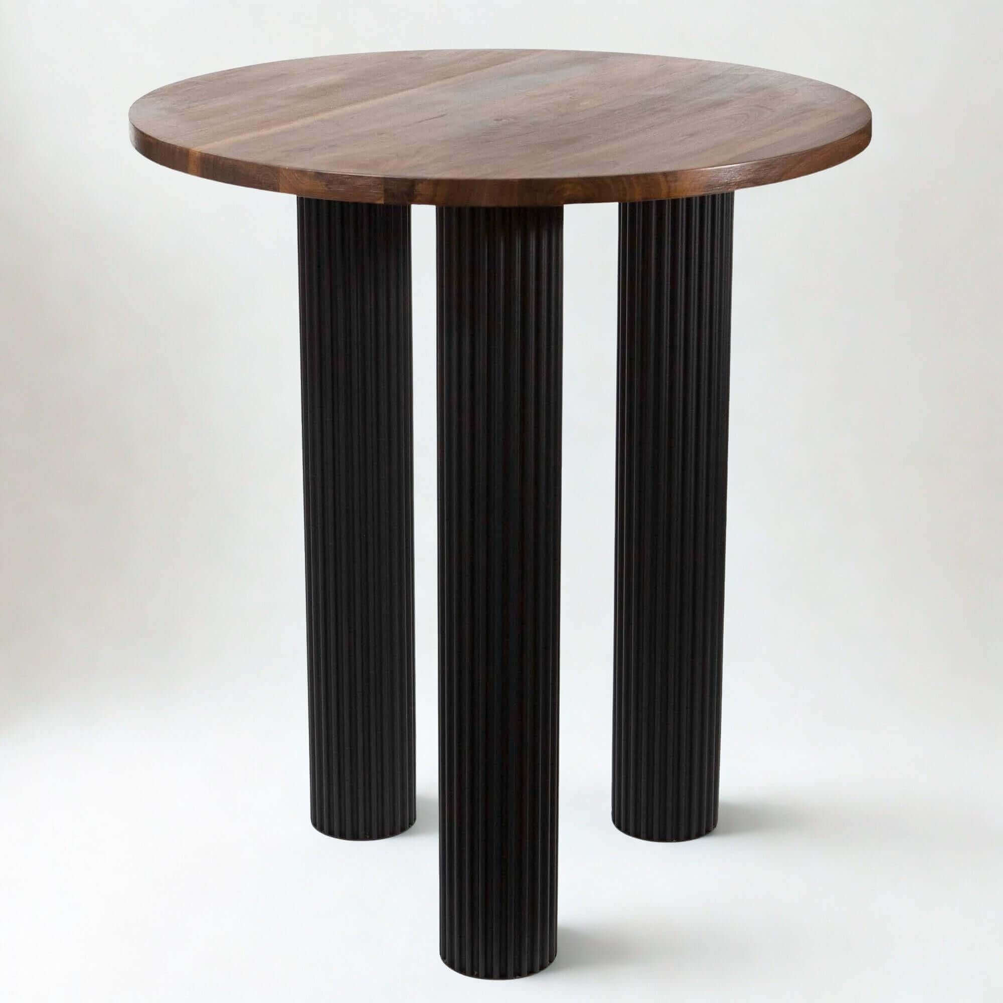 LK482 - Fluted High Top Table Legs, One Piece