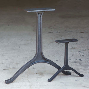 YW-CL-015-405MM, Table Legs for Bench or Coffee Table, 1 Pair, Wishbone-Shaped
