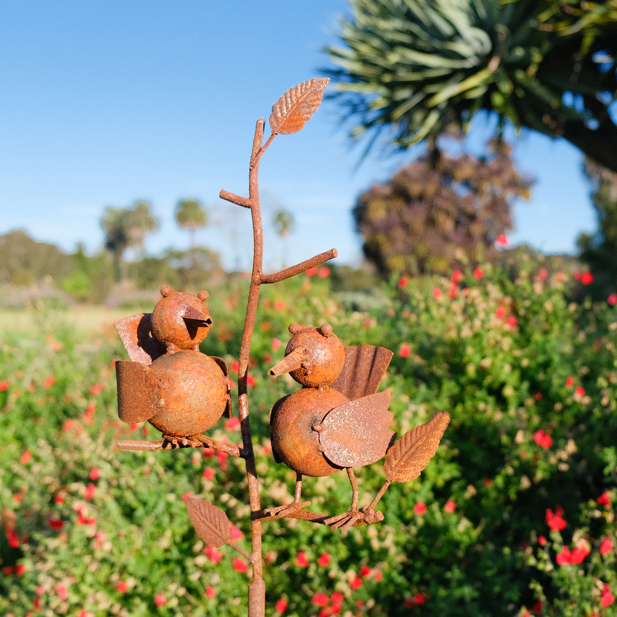 W4053 Long stake with Two birds