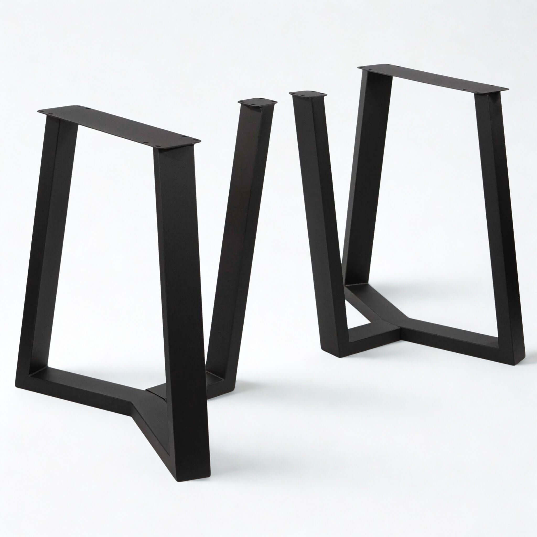 SS419 - Plus Cress Shaped Dining Table Base, 1 Pair