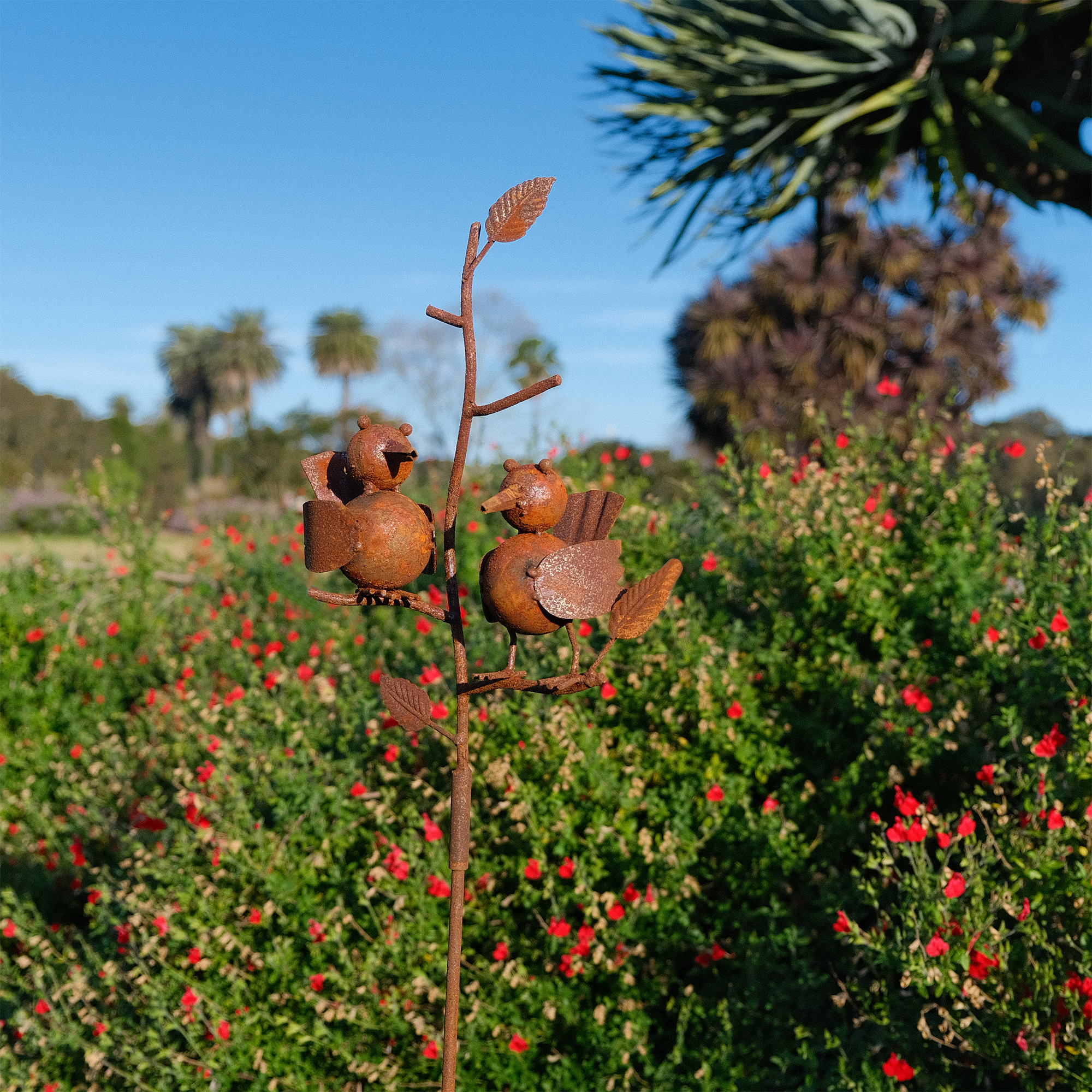 W4053 Long stake with Two birds