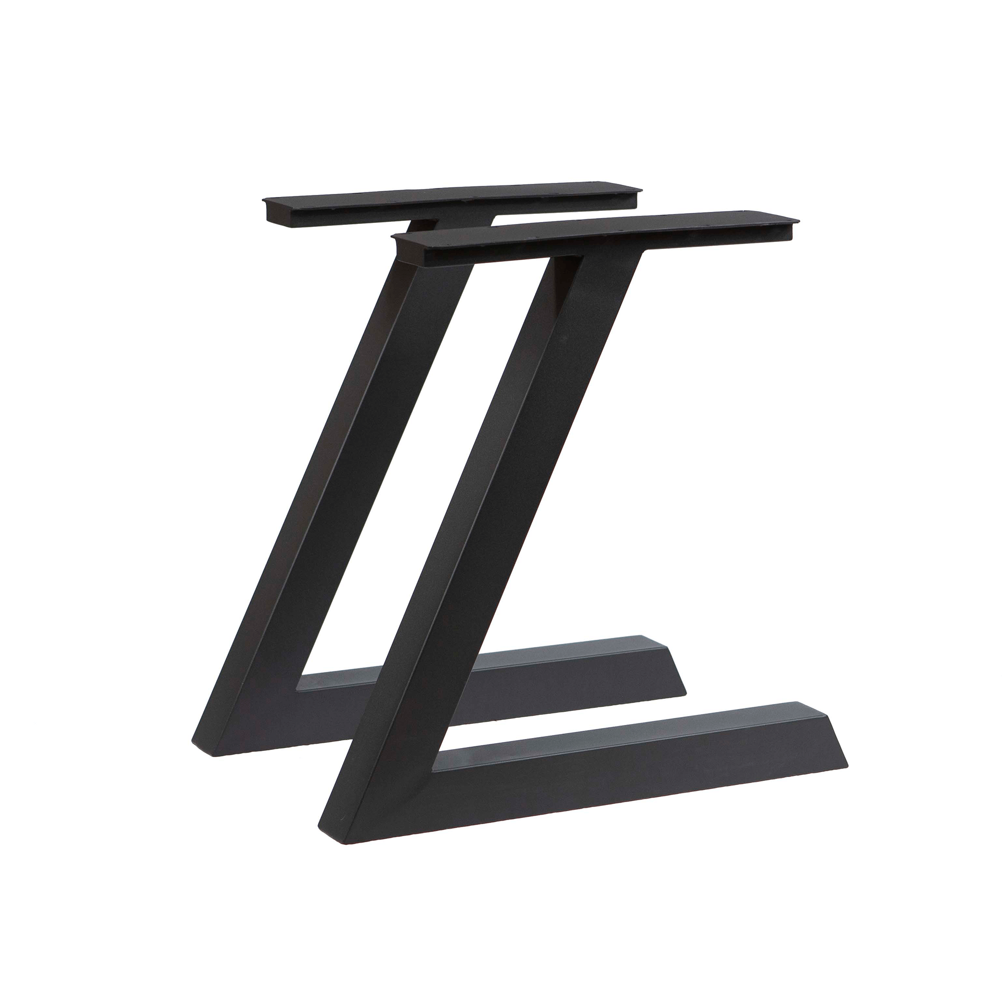 SS1810 L-Shaped Dining Table Legs, 1 Pair 71cm x 51cm
