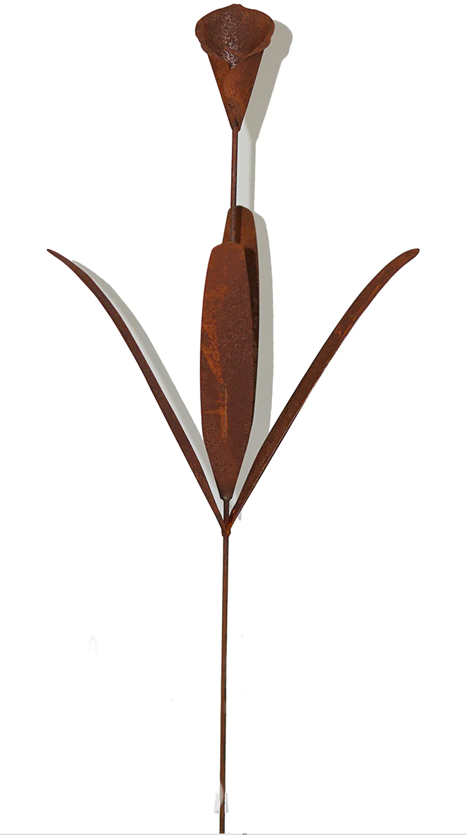 W36802-SET Tulip and Calla Lily stakes - garden stakes