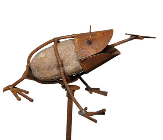 SH0122 Stone frog stake