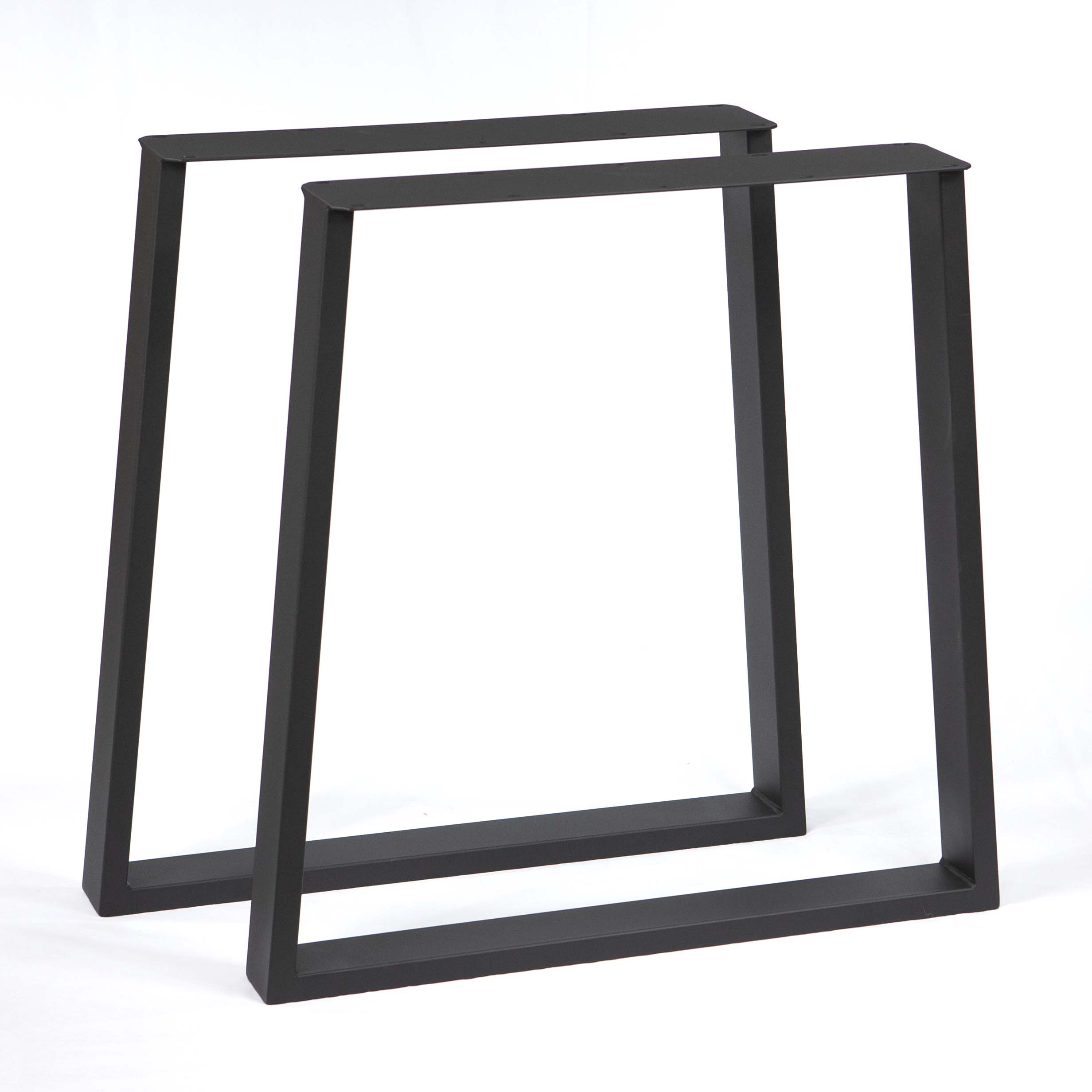 SS210N2 Trapezoid Dining Table legs, Narrow Top, 1 Pair 71cm X 58.5cm