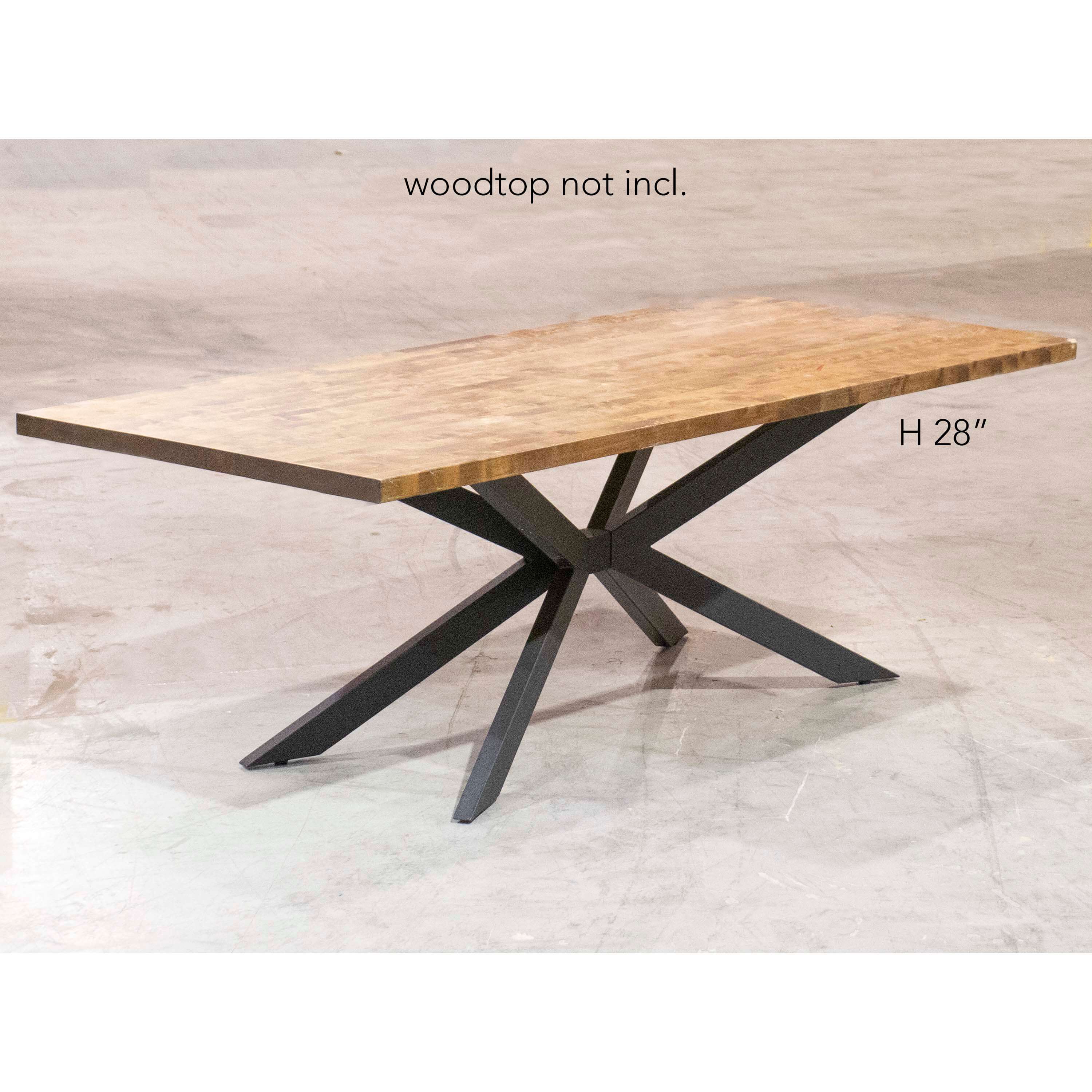 SS1510 Dining Table Legs, Metal Butterfly-Shaped