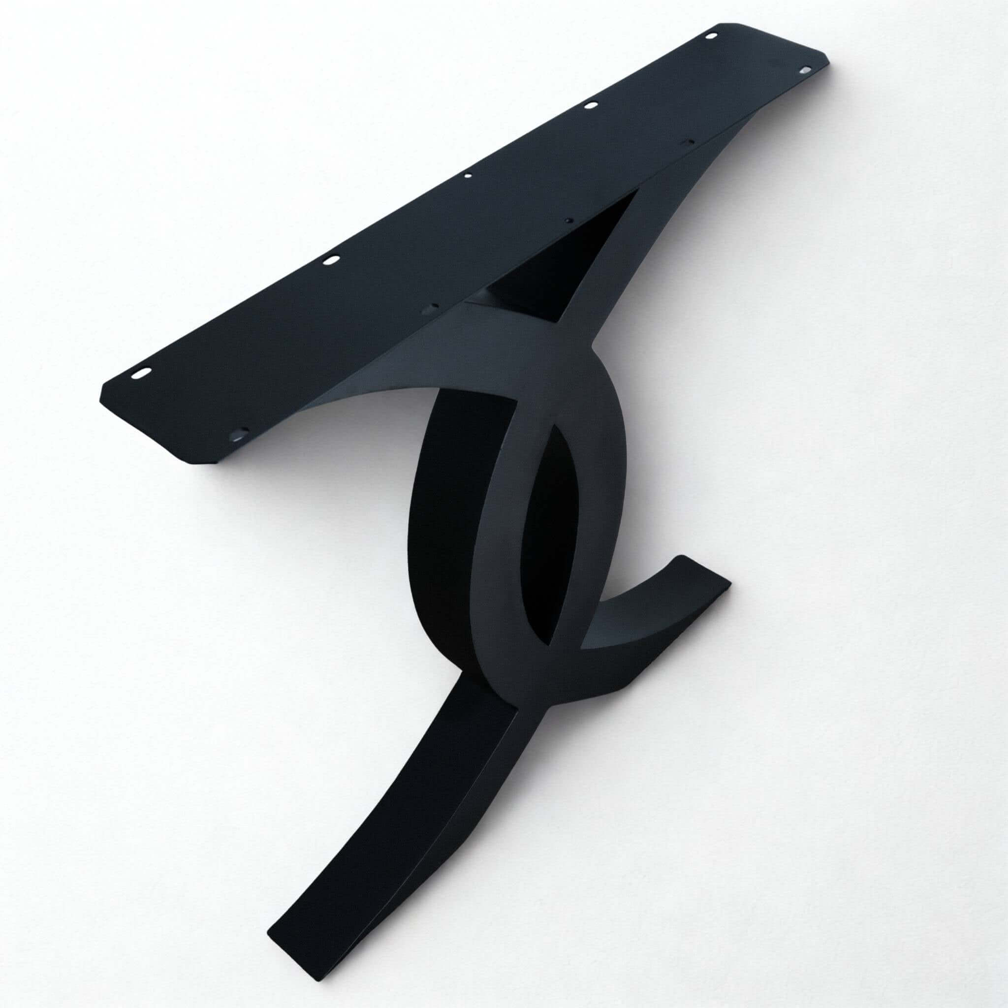 G801396 Flowy Double C-Shaped Dining Table Legs