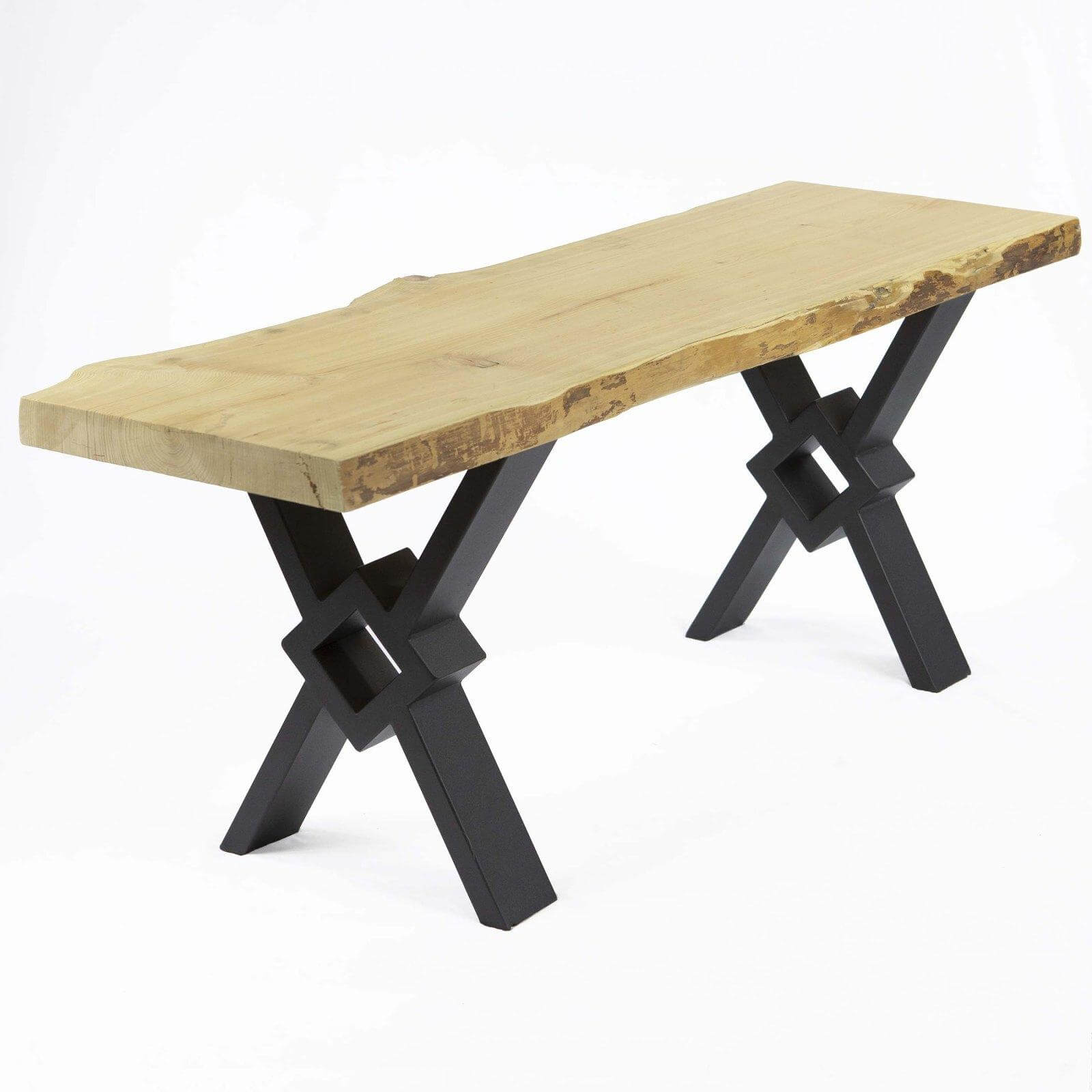 SS1900 Modern X-Shaped Bench Legs, 1 Pair