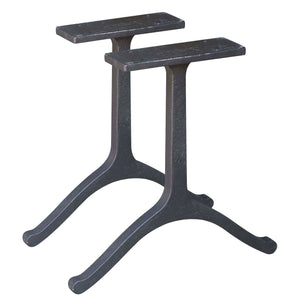 YW-CL-015-700MM, Table Legs for dining table, 1 Pair, Wishbone-Shaped, 71cm tall
