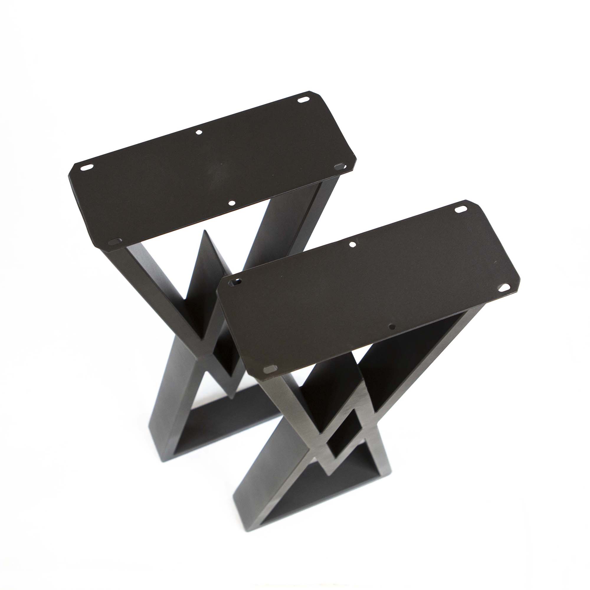 SS670 Console Table legs 86cm tall 31cm wide, 1 Pair, Counter Height Diamond Shape