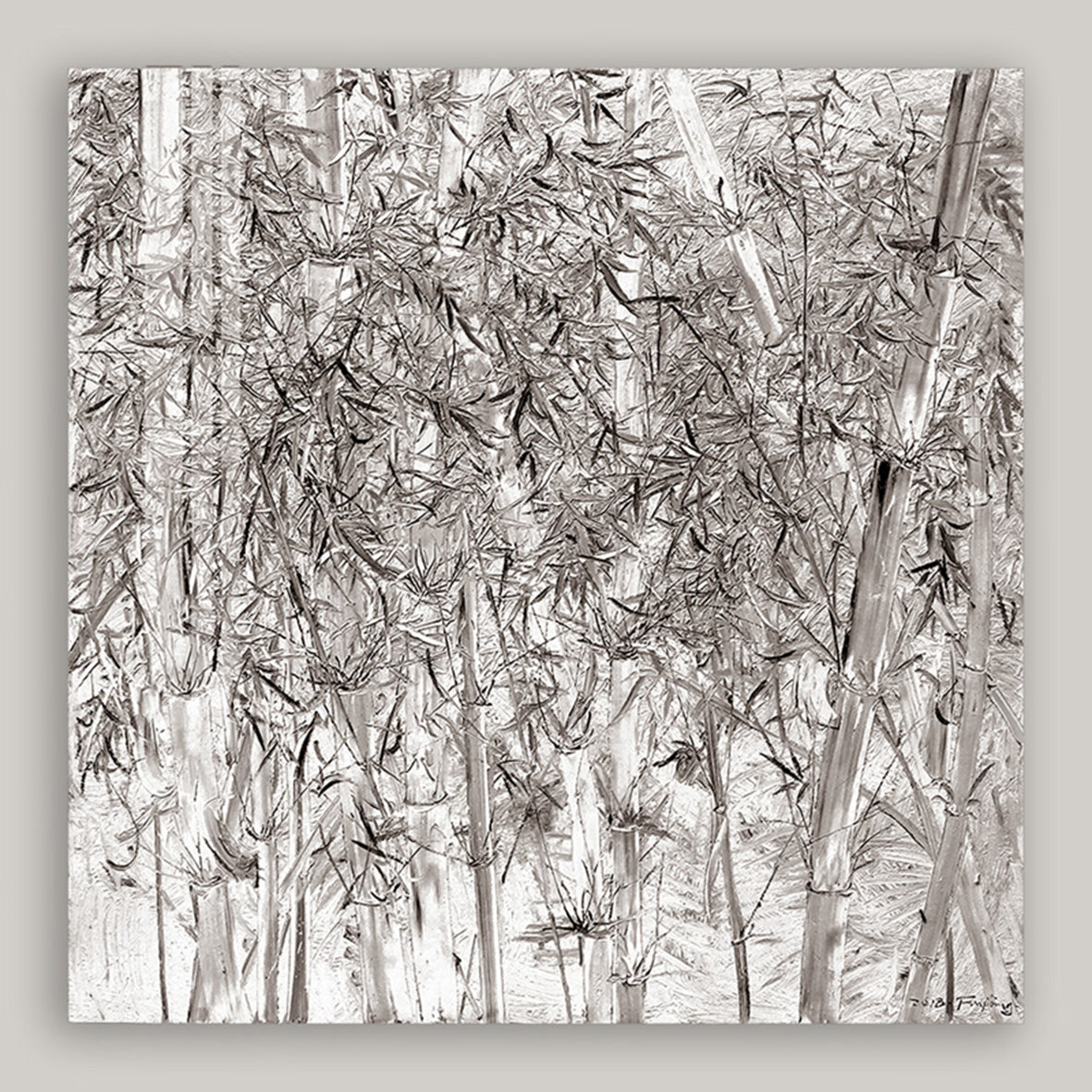 Bamboo forest 3D Wall AABA0026A - 80*80cm