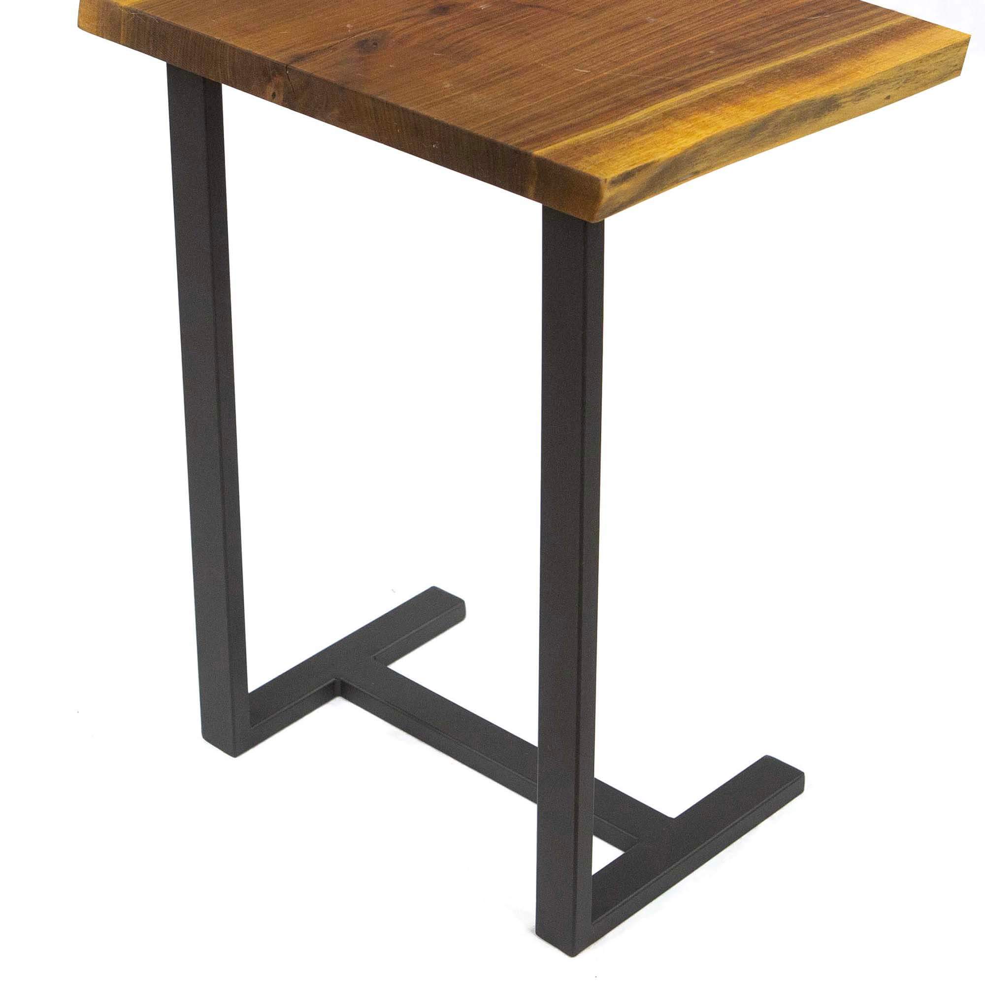 Fully assembled SS012 side table base, emphasising its stylish and compact form, ideal for small spaces.