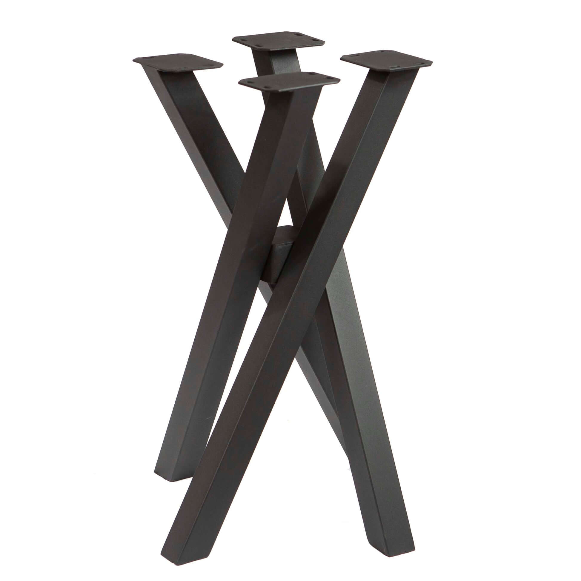 Pair of SS1760 end table legs in straw-bundle shape, designed for a stylish, rustic look.