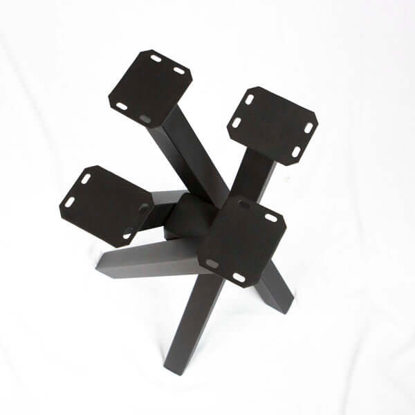 Close-up of SS1760 end table legs, highlighting the unique straw-bundle shape and intricate craftsmanship.