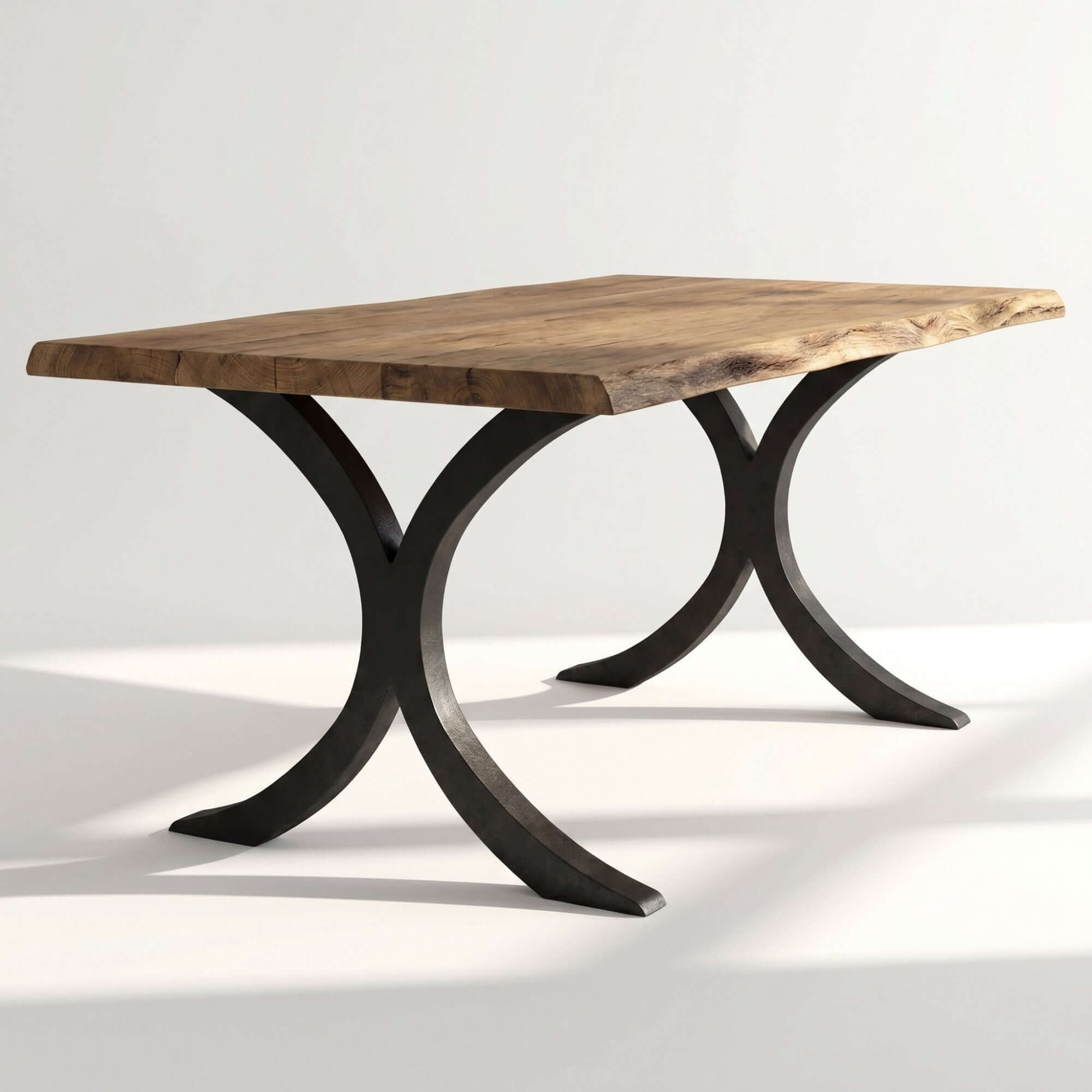 ST3013T - Extra Wide Flowy X-Shaped Dining Table Legs, 1 Pair