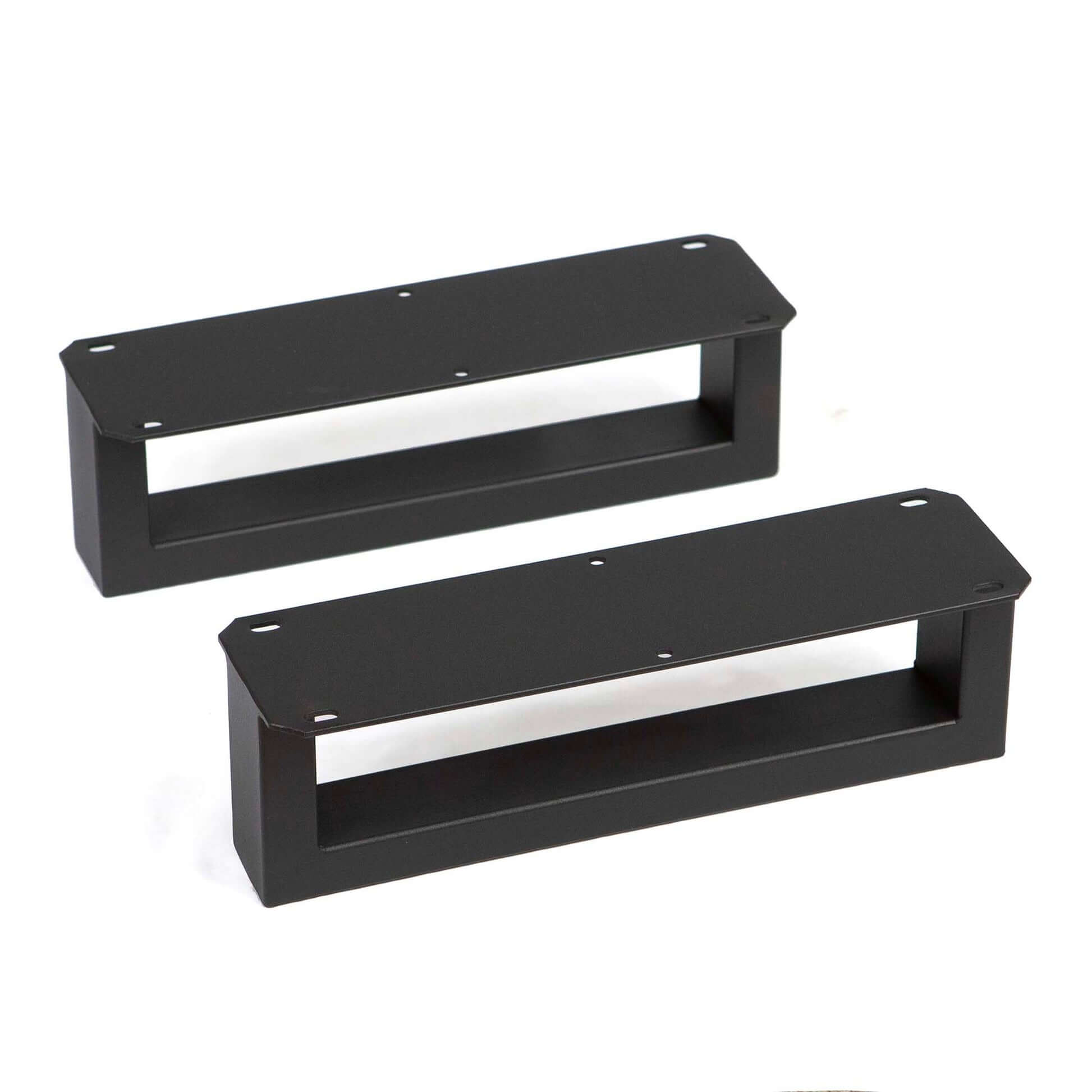 W5033L4 U-shaped metal furniture legs, 10.2cm height, showing one pair of sleek, durable legs designed for modern furniture.