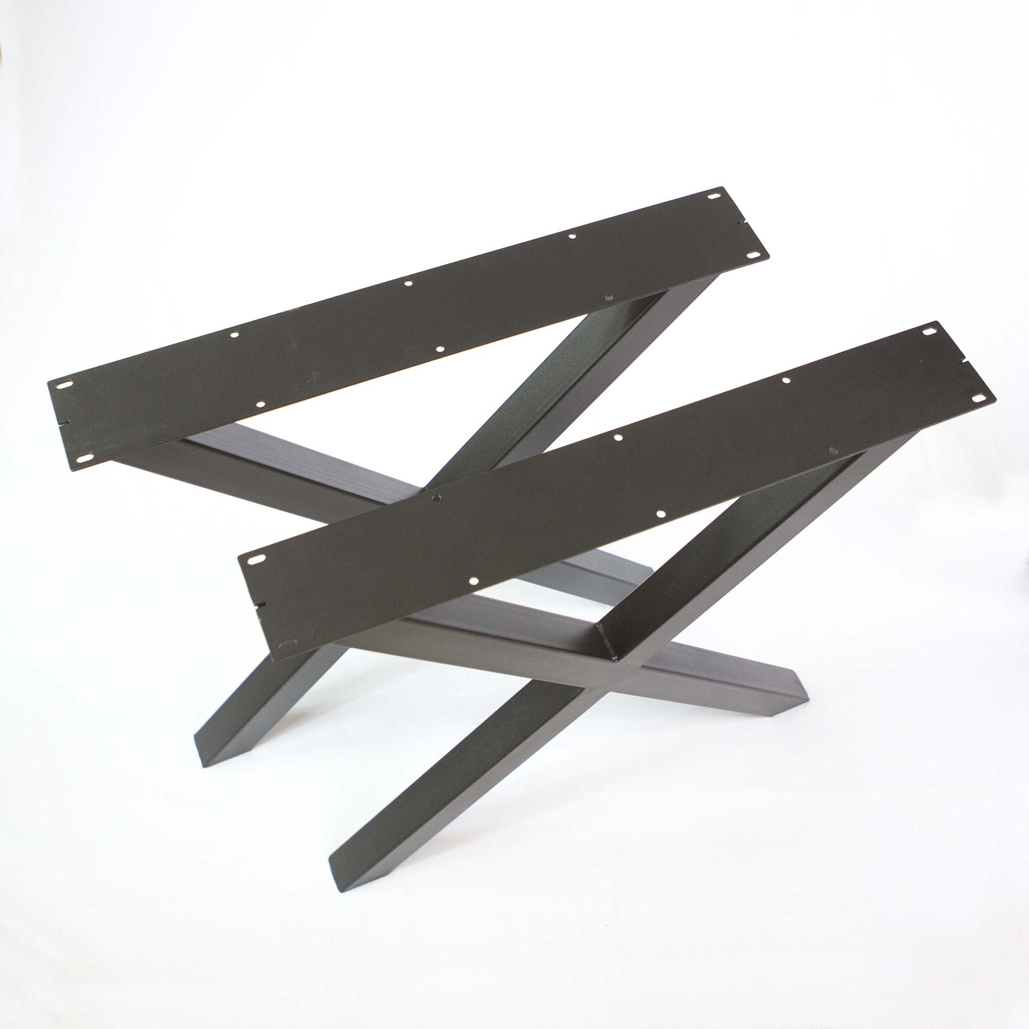 W5037A Heavy Duty Dining Table X Legs, 1 Pair (Set of 2 legs) 71cm tall 66cm wide
