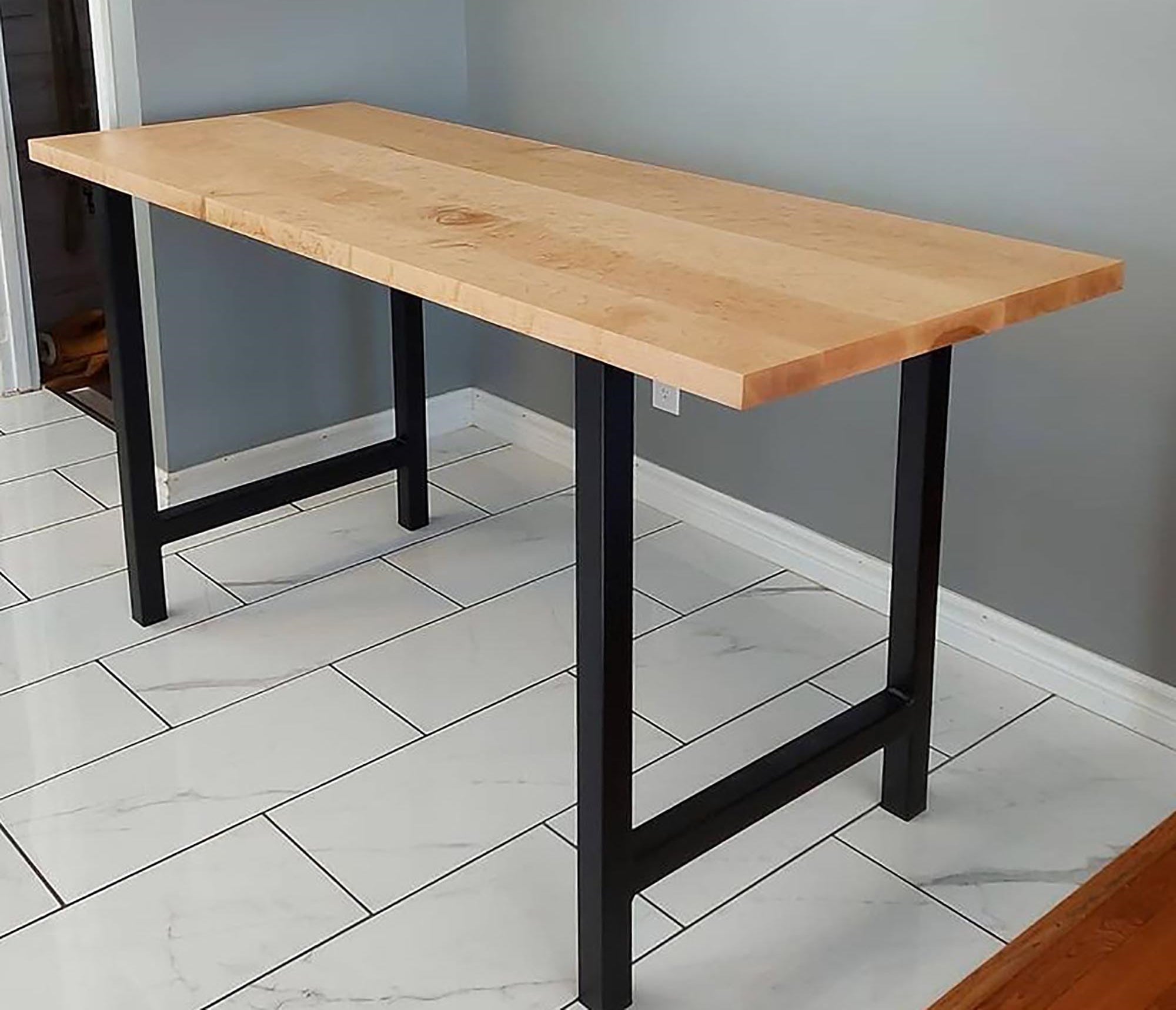 W5043A PLUS Dining Table H Legs, 1 Pair 71cm tall 66cm wide