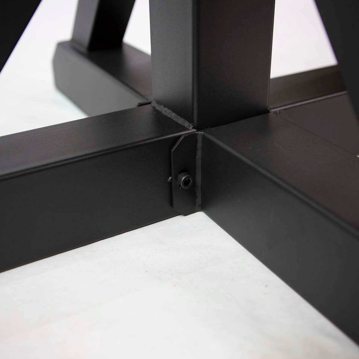 SS511 Round Dining Table Legs, 1 Set, Metal Trestle 710mm tall