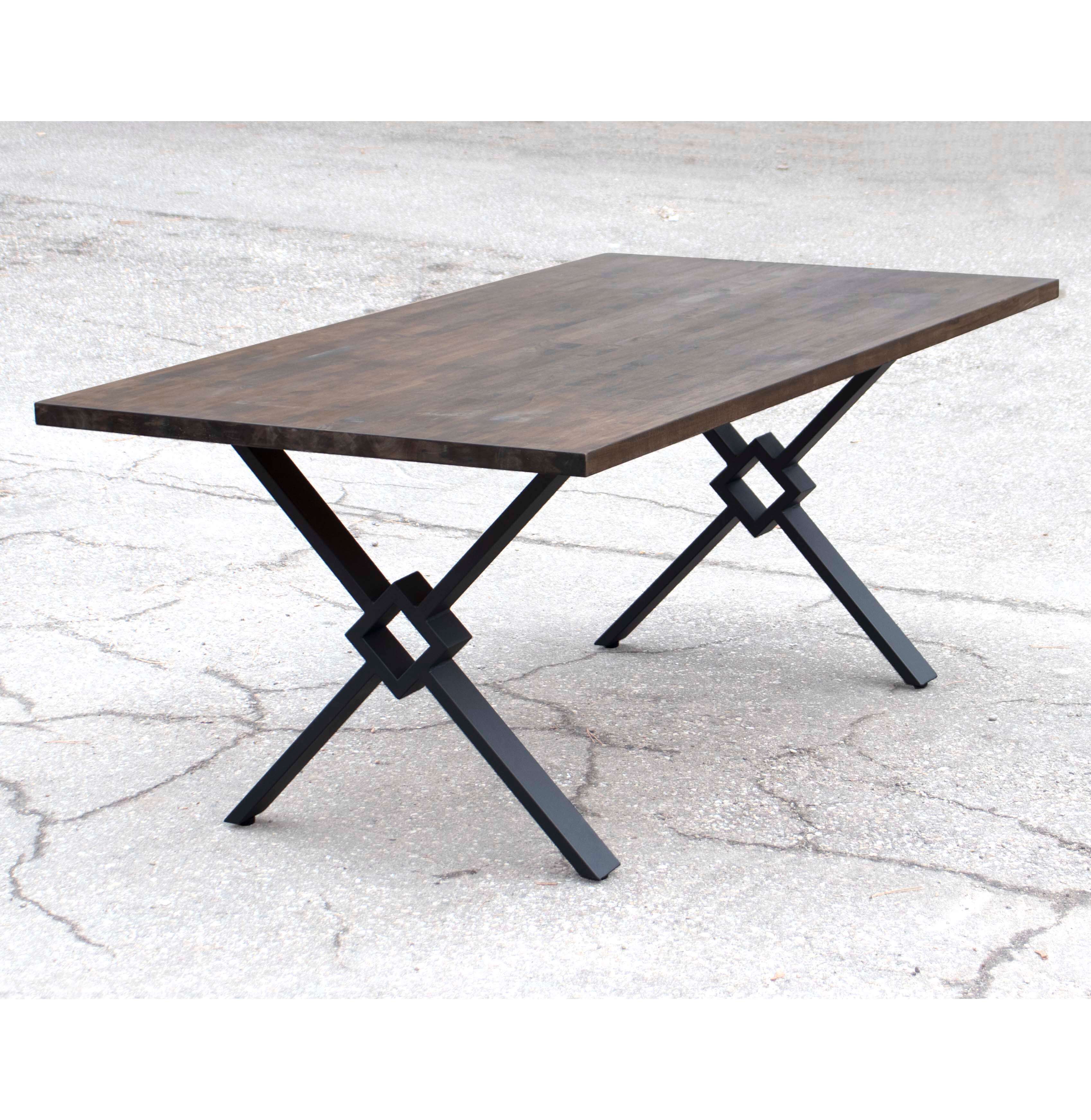 SS1910 Modern X-Shaped Dining Table Legs, 1 Pair