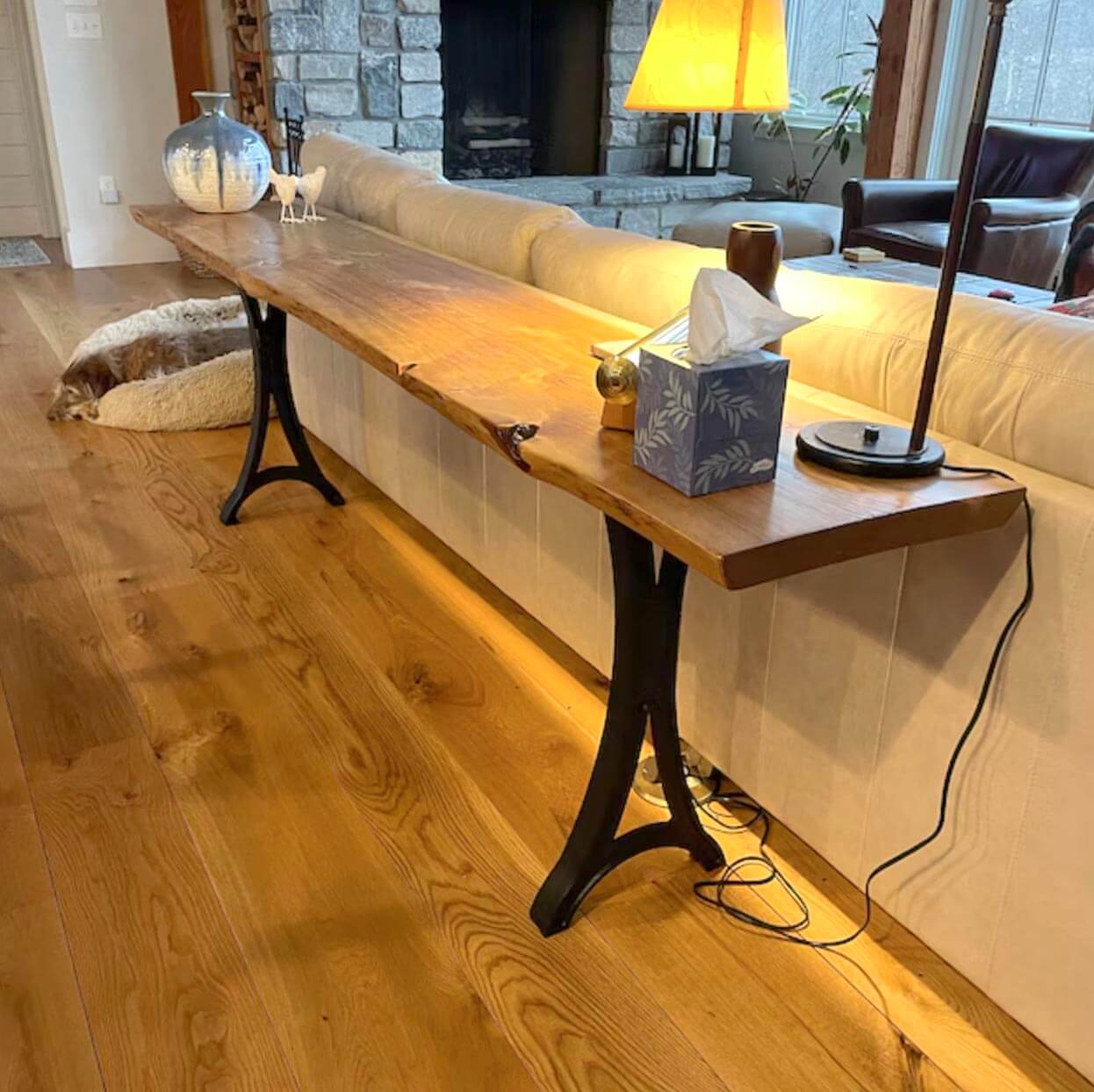 CN730 Cast Iron Legs for Console or Sofa Table, 1 Pair