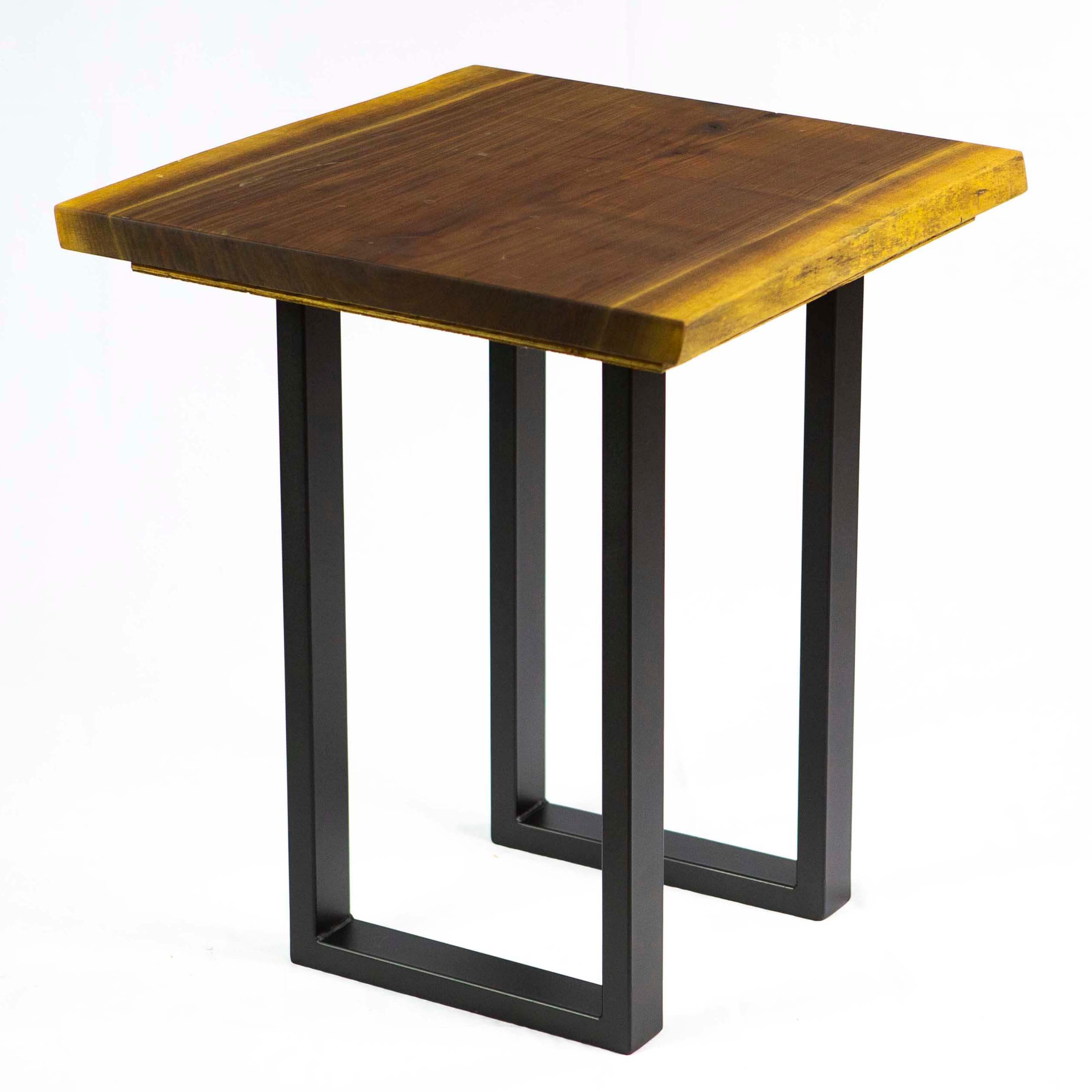 W5033C End Table Legs Base, 1 Pair, Metal U Shape 56cm tall 31cm wide