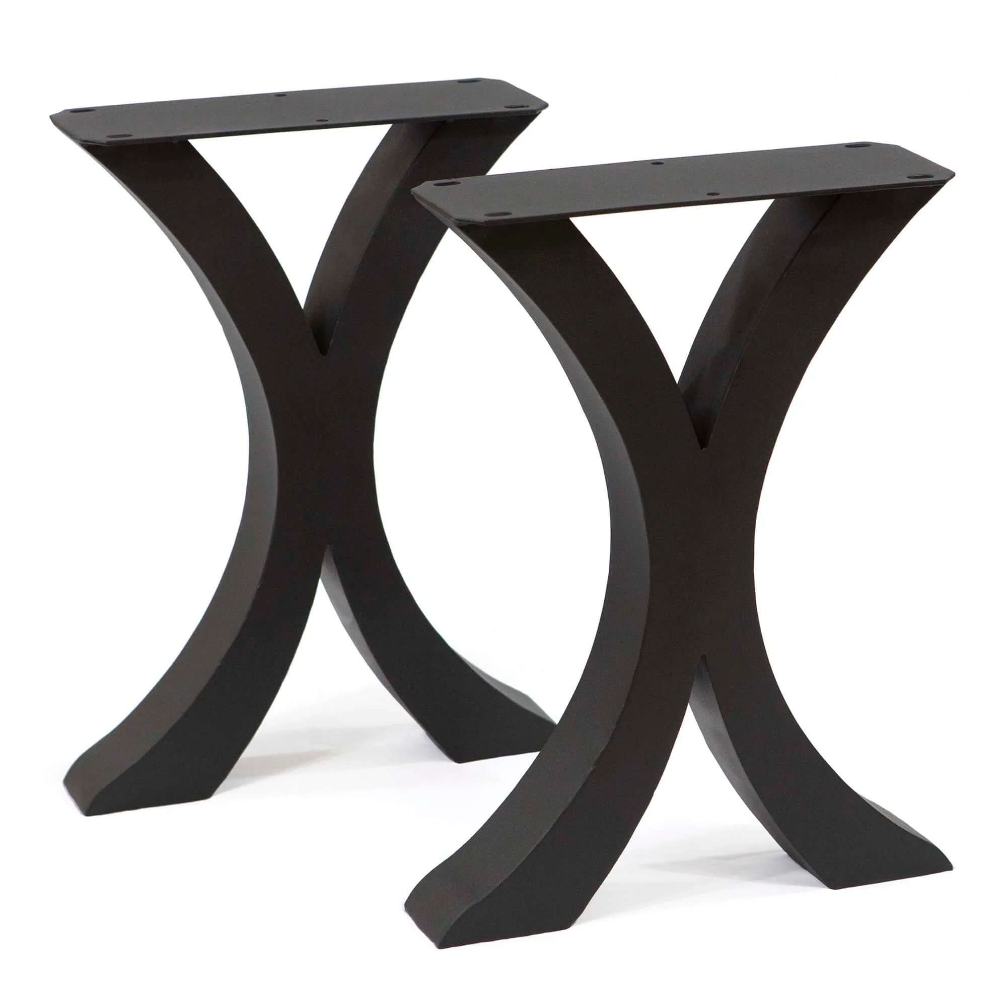ST3013E, Flowy X-Shaped Bench Legs, 1 Pair
