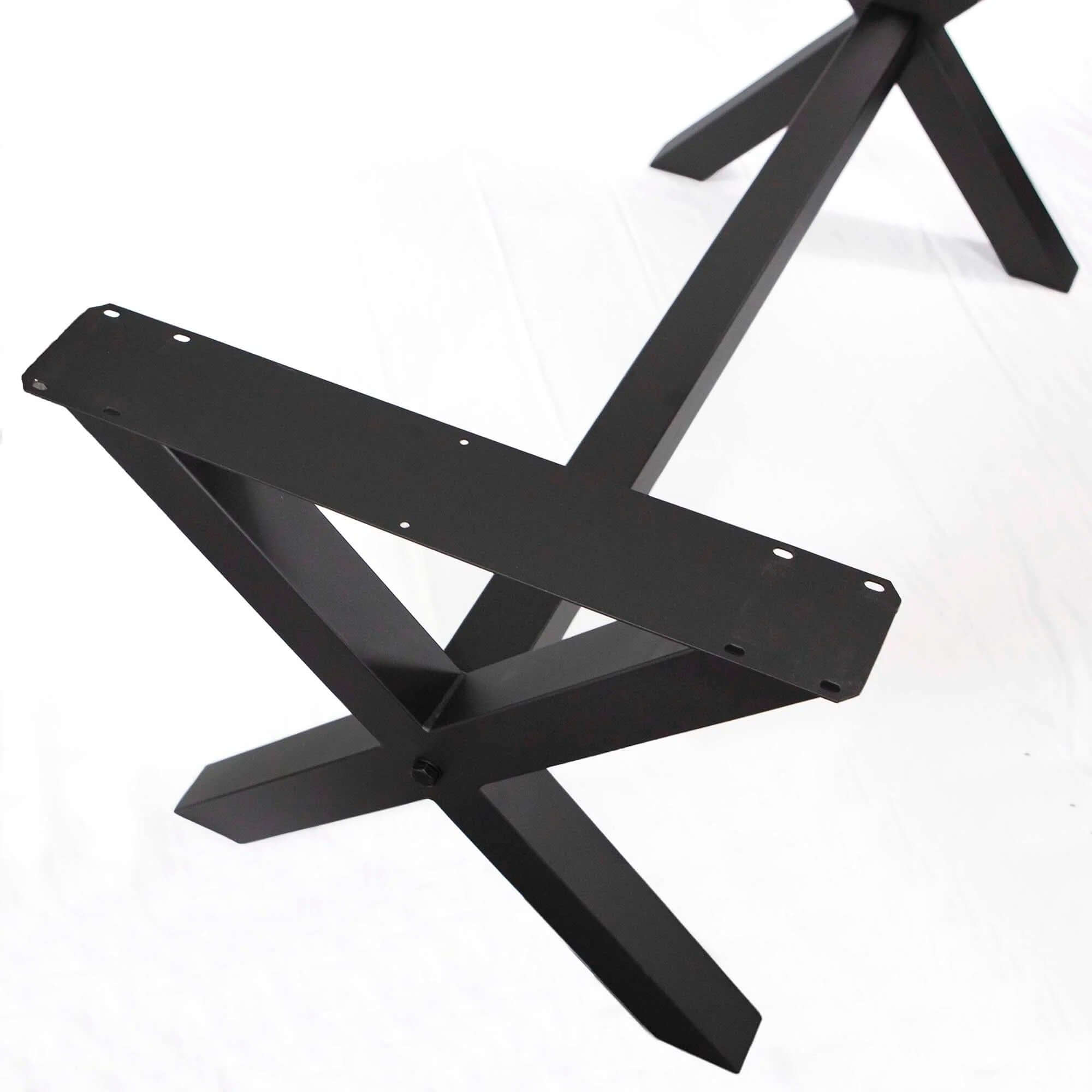 SS024 - X-Shaped Dining Table Base w/Stretcher