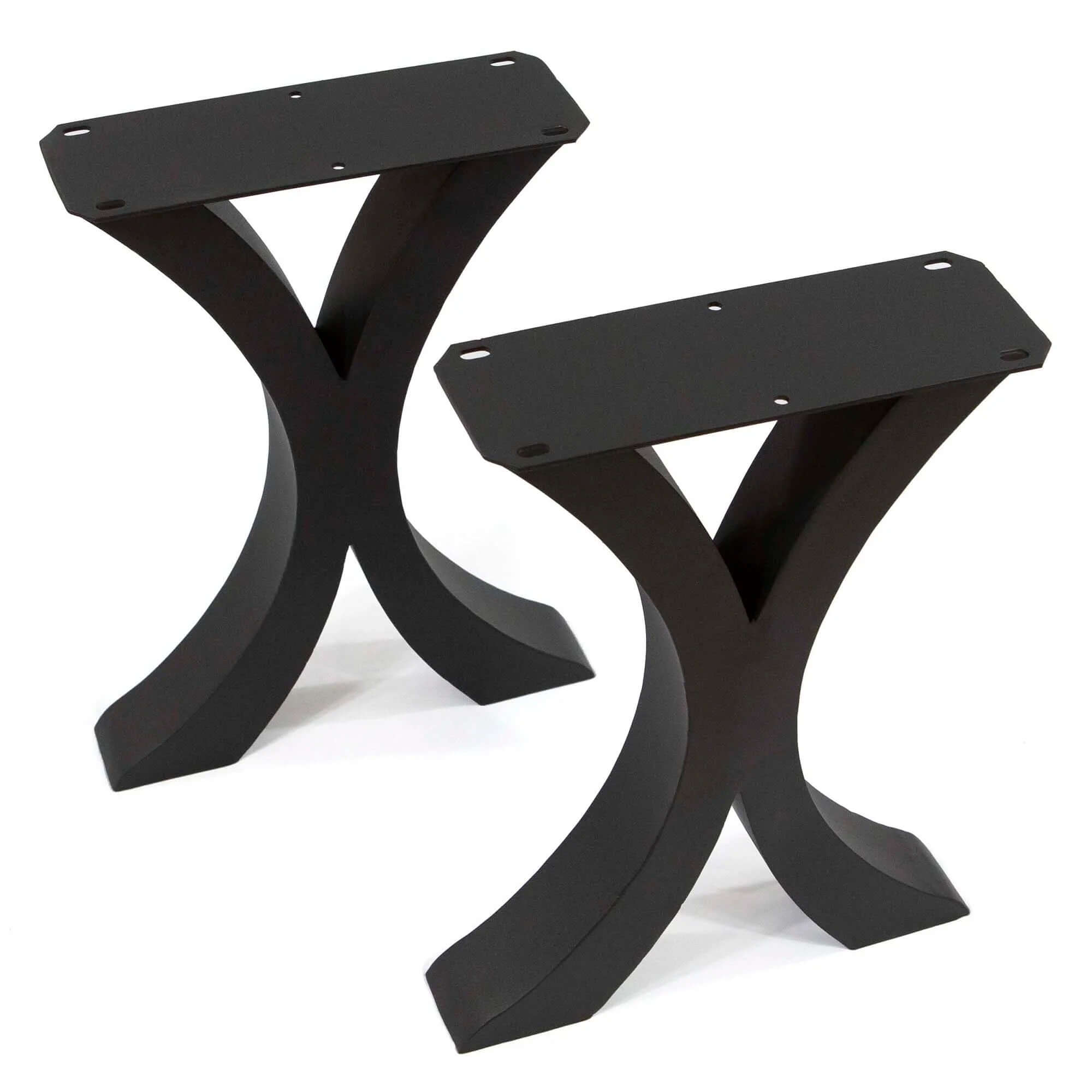 ST3013E, Flowy X-Shaped Bench Legs, 1 Pair