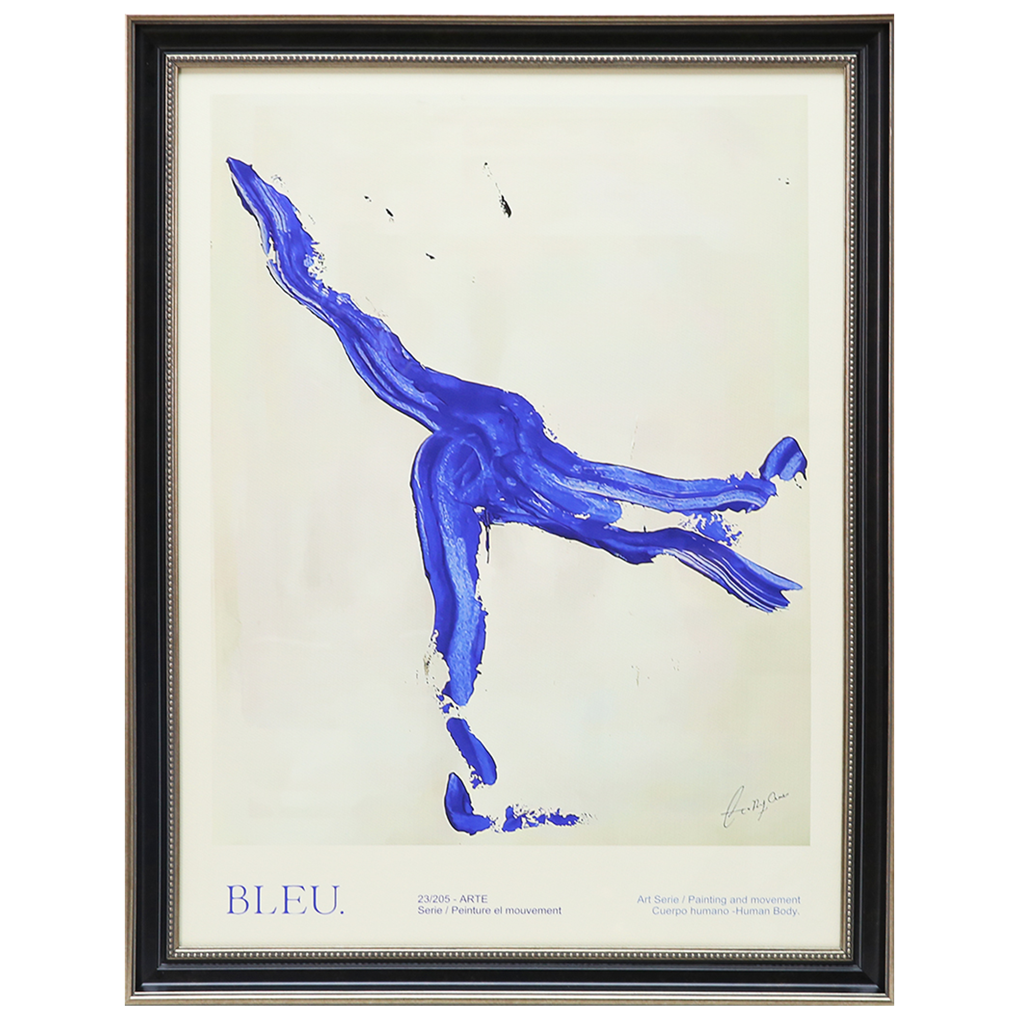 Blue ice skater wall art ASMA1013A - 60*80cm