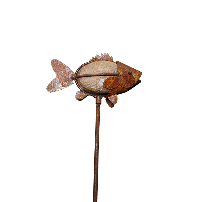 SH0121 Stone fish stake
