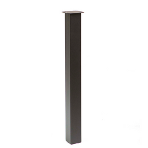 SS1080 Column Style Bar Height Legs 1010mm H, Black Powder Coated, Set/4