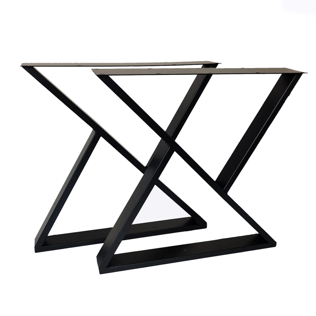 SS310 Z-shape Dining Table Legs, 1 Pair 71cm x 71cm