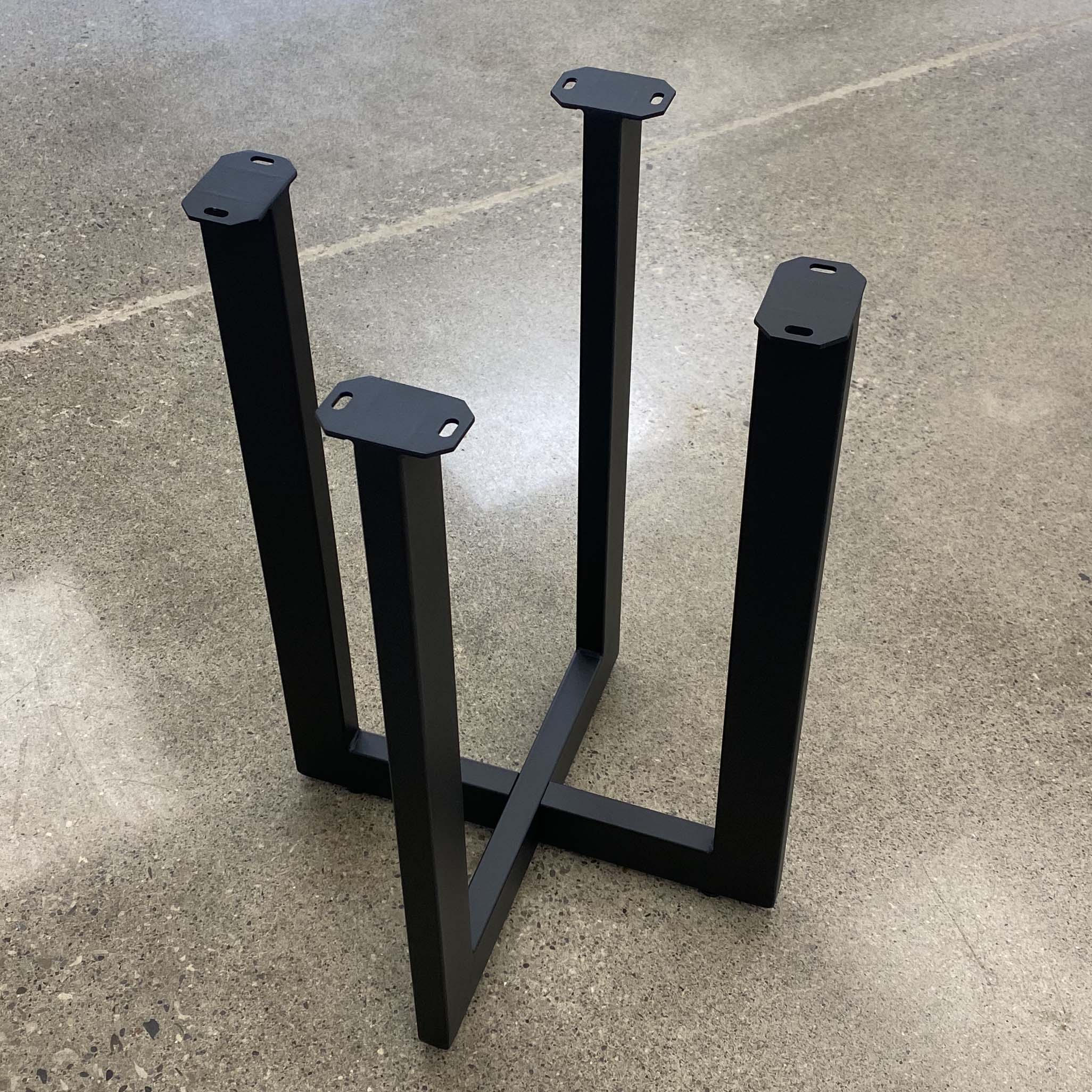 SS1460 Round-Cross End Table Base for Square or Round Table, 1 Set