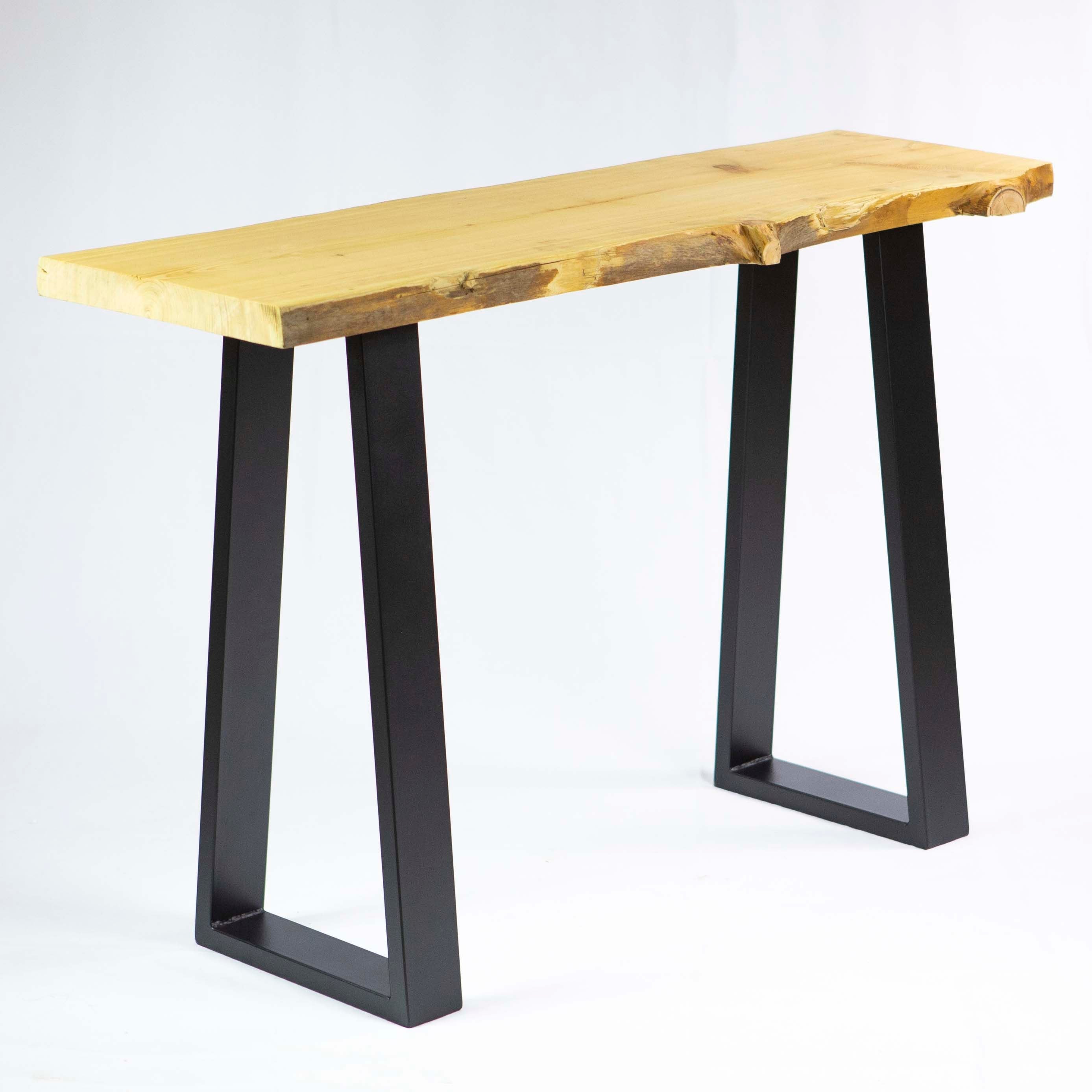 SS230 Trapezoid Console Table Legs, 1 Pair 71cm X 20cm