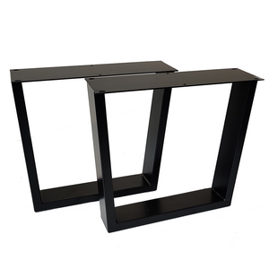 SS220W2 Trapezoid Coffee Table Legs, Wide Top, 1 Pair 400m X 450mm