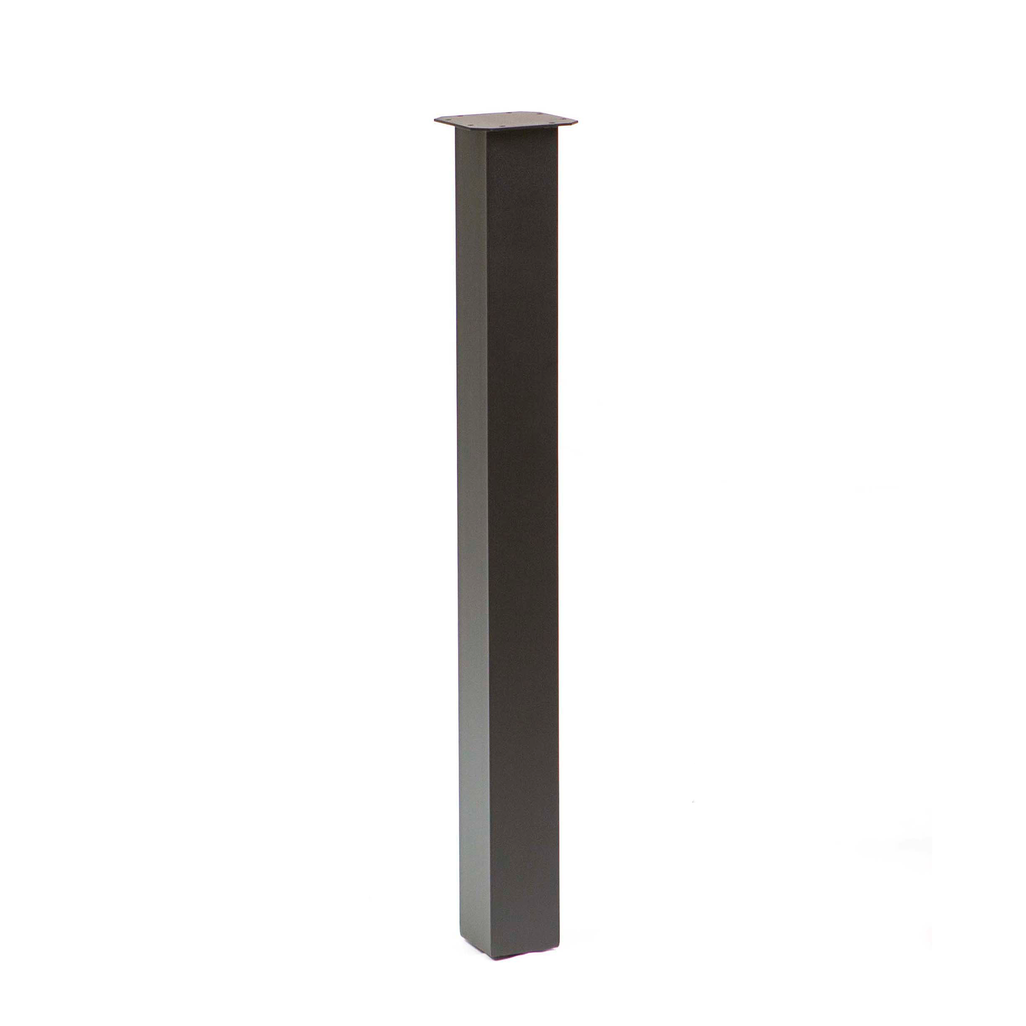 SS1070 Column Style Counter Height Legs 86cm H, Black Powder Coated, Set/4