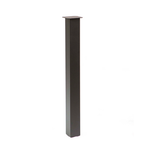 SS1070 Column Style Counter Height Legs 860mm H, Black Powder Coated, Set/4
