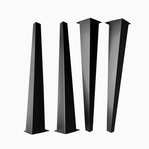 G800412-A-710mm Cone Dining Table Legs,  Set/4
