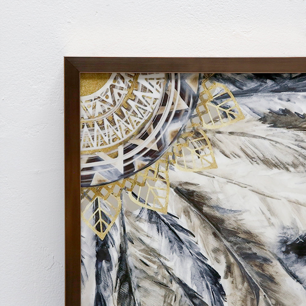 Feathers II Wall art ARDK1007B - 60*60cm