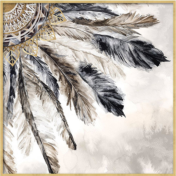 Feathers II Wall art ARDK1007B - 60*60cm