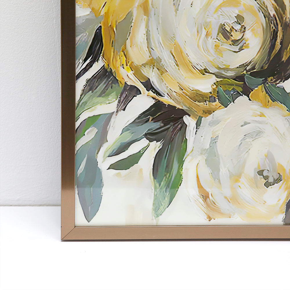 Golden peony Wall art ARJA1214A - 80*80cm