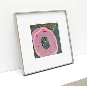 Pink donut Wall art ASBA4031A - 50*50cm