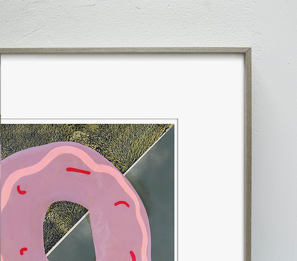 Pink donut Wall art ASBA4031A - 50*50cm