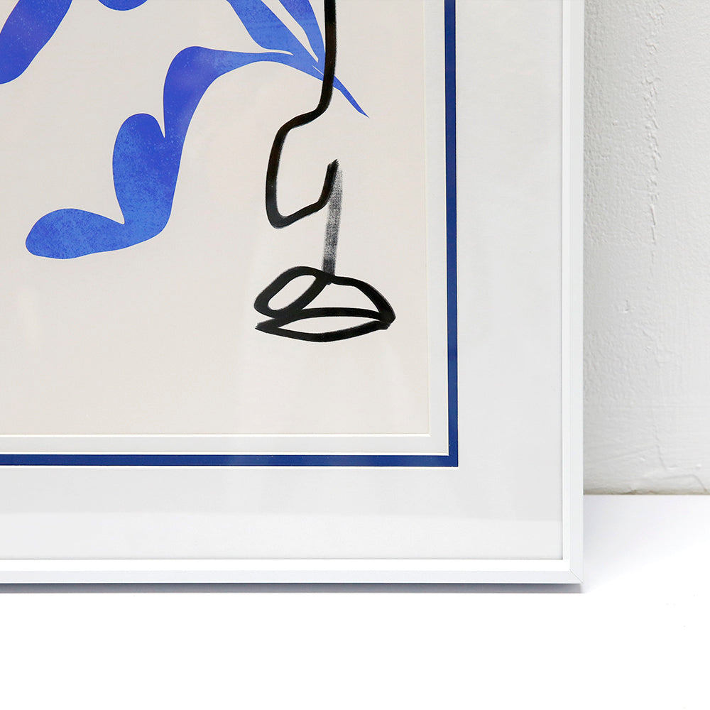 Blue Flowers Abstract Art Wall art ASCB0006A - 40*50cm