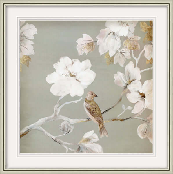 A paradise of birds and flowers I Wall Arts ASDC1045A - 60*60cm