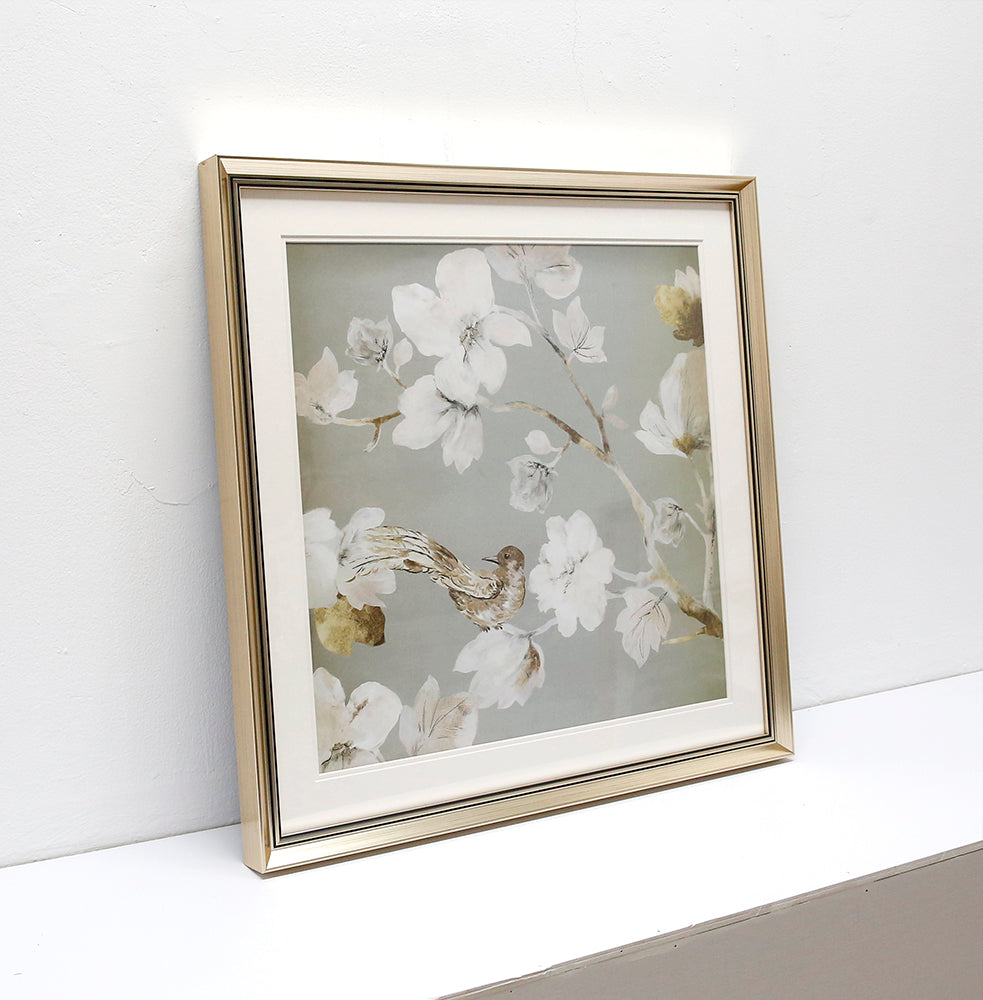 A paradise of birds and flowers II Wall Arts ASDC1045B - 60*60cm