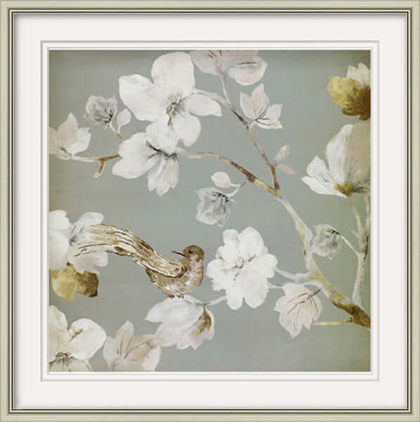 A paradise of birds and flowers II Wall Arts ASDC1045B - 60*60cm